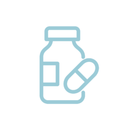 an icon of pill and pill bottle